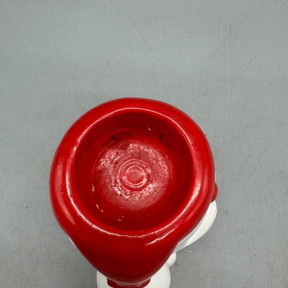 Vintage Russ Berrie &. Co. Santa Claus Ceramic Tea Candle Holder Christmas READ - Picture 5 of 7